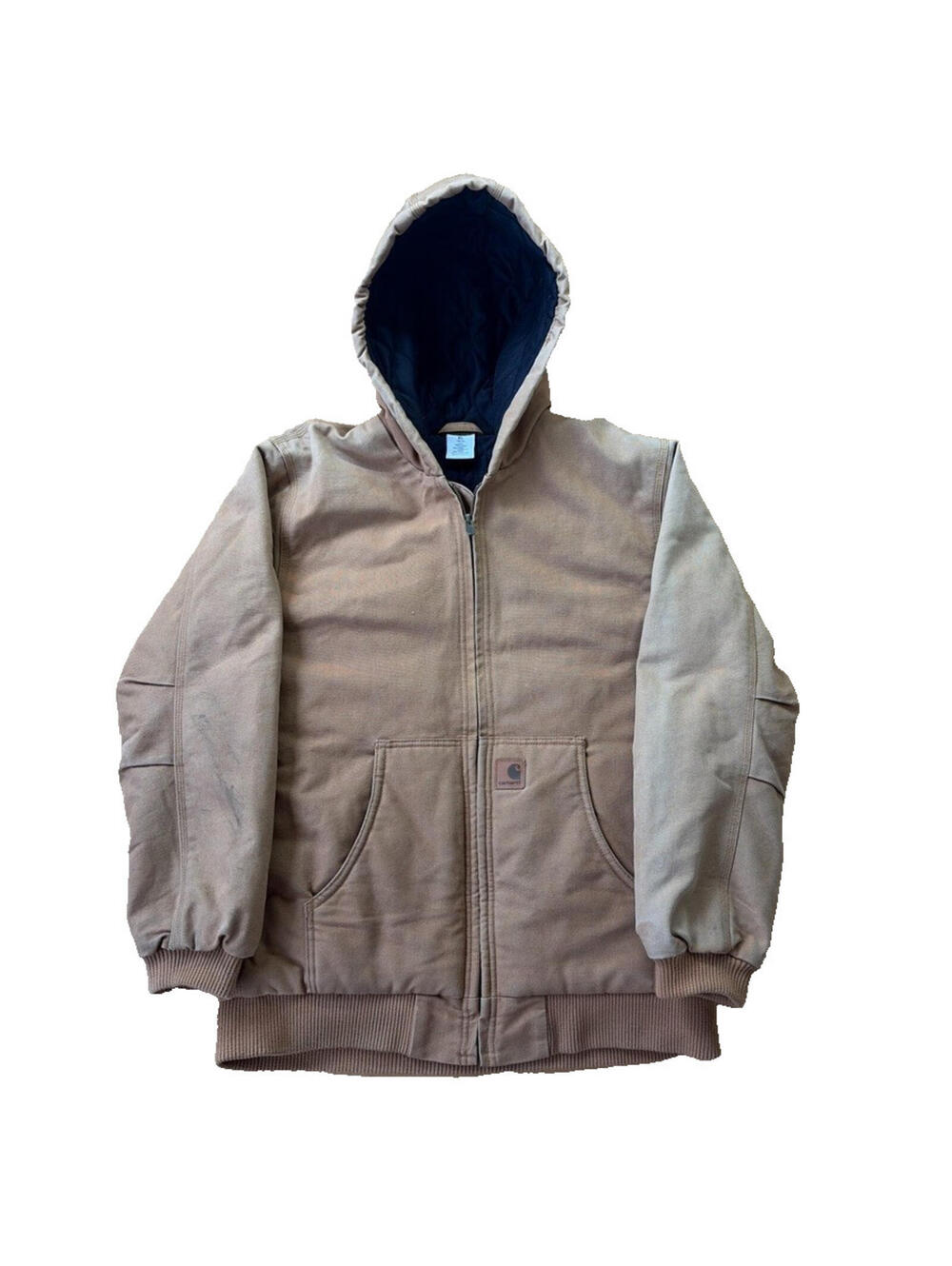 Y2K Youth XL Carhartt Canvas Quilted Jacket Brown
